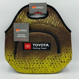 Wingo Outdoors Neoprene Lunch Pack Toyota Fishing Team Insulated Cooler Bag